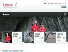 Tablet Screenshot of luxor.pl