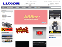 Tablet Screenshot of luxor.cl
